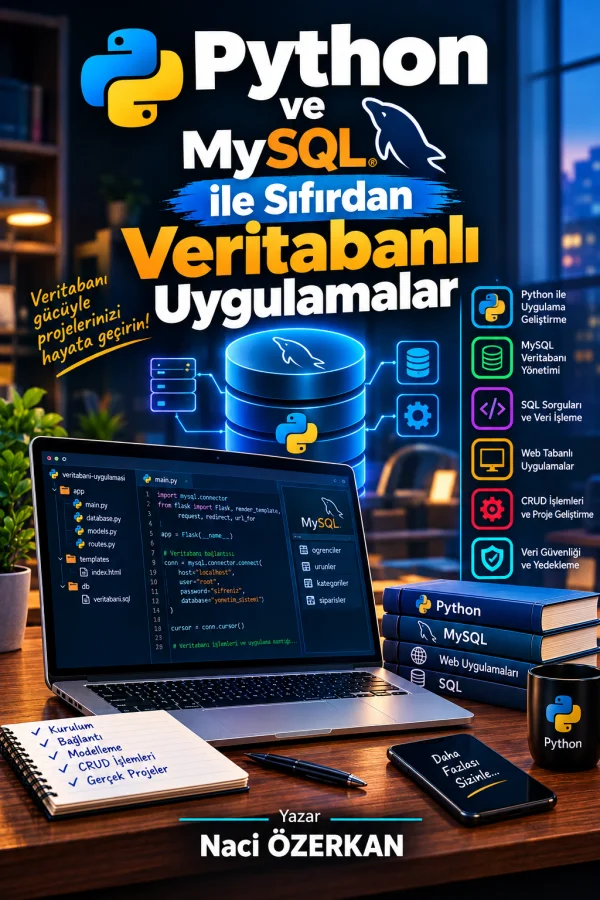 Python ve MySQL ile Sıfırdan Veritabanlı Uygulamalar