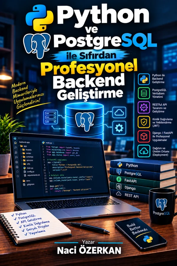 Python ve PostgreSQL ile Sıfırdan Profesyonel Backend Geliştirme