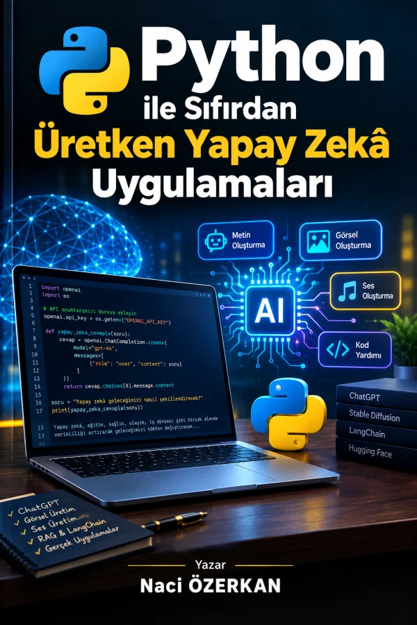 Python ile Sıfırdan Üretken Yapay Zekâ Uygulamaları