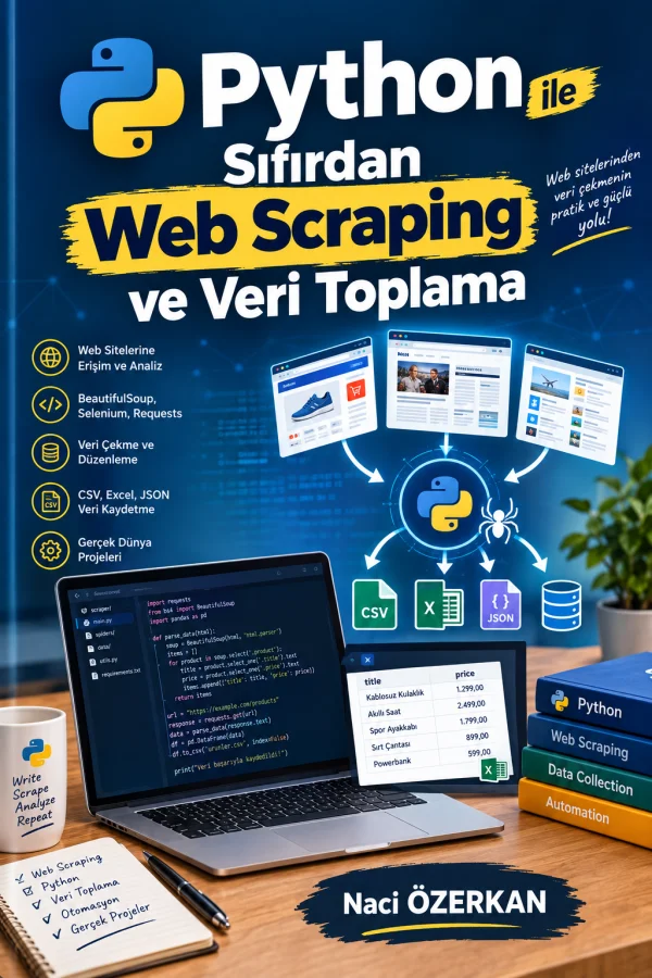 Python ile Sıfırdan Web Scraping ve Veri Toplama