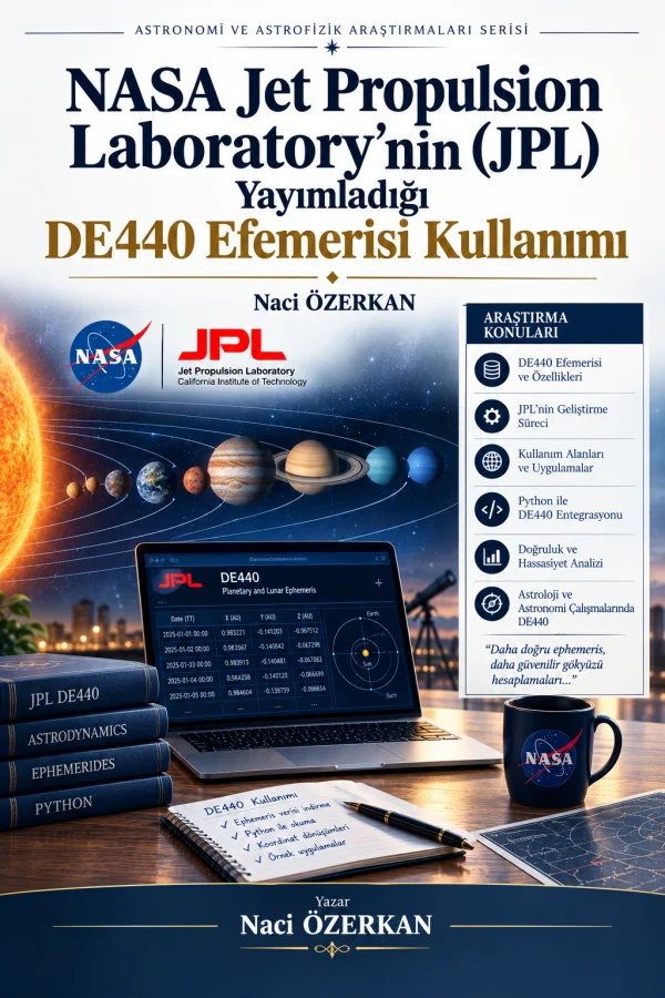 NASA Jet Propulsion Laboratory'nin (JPL) yayımladığı DE440 Efemerisi Kullanımı